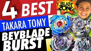 Beyblade Burst  My 4 Best Takara Tomy Beyblades New Beyblade Battle [upl. by Evadnee]