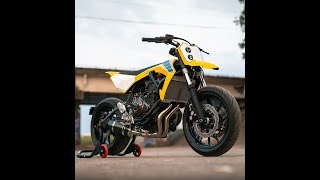 Yamaha Mt07 Supermoto Design [upl. by Seta374]