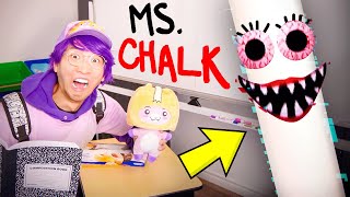 DO NOT Go To Mrs Chalks School WE GOT ATTACKED By MRS CHALK TEACHER [upl. by Ekul]