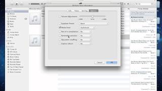 Tutorial How to Organize audio files files as Audiobooks in iTunes [upl. by Keare132]