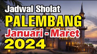 Jadwal Sholat Palembang JanuariMaret 2024 [upl. by Haleemaj]