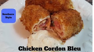 Chicken Cordon Bleu NEW  Southern Stlye [upl. by Suiremed]