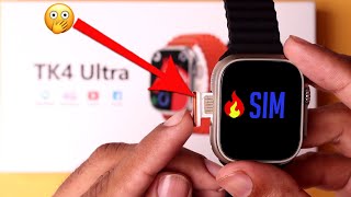 TK4 Ultra Smartwatch Sim Card Insert and Setup [upl. by Angell]