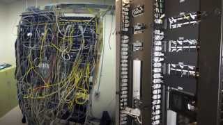 Data Network Cabling Rewire Time Lapse [upl. by Assirrem]