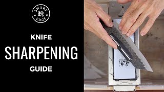 How To Sharpen a Kitchen Knife  Beginners Guide to Knife Sharpening [upl. by Eednar]