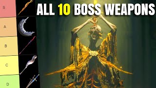 All 10 DLC Remembrance Boss Weapons Ranked Elden Ring Shadow of the Erdtree [upl. by Ahsocin]