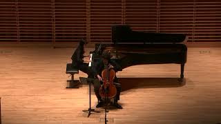 Mendelssohn Sonata for Cello and Piano no2 in D I Allegro assai vivace Dennis Fleitz [upl. by Telimay]