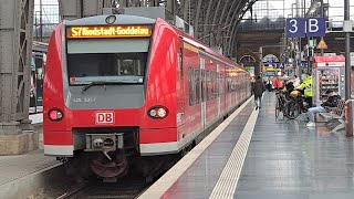 Br 425 031 Mitfahrt S7 BahnstreckeFrankfurtMainHbf–Riedstadt Goddelau die SBahn Rhein Main 👍🤩 [upl. by Odnesor]