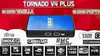 ECHOLINK TORNADO V4 PLUS FLash Activation server et iptv [upl. by Erdrich]