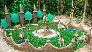 Building Dogs Muddy Playground Park And Clay leaf [upl. by Ramso596]