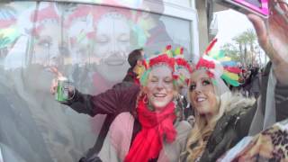 Carnaval Sitges Erasmus Barcelona Trip Bara Bara Version by Shaz Feb 10 2013 [upl. by Htnnek]