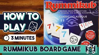 HOW TO PLAY RUMMIKUB easy instructions Rules  Setup [upl. by Ailisab]