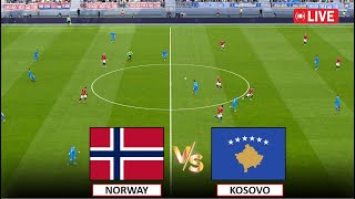 🔴LIVE  Norway vs Kosovo Football Match Today I International Friendly Match I PES 21 GAMEPLAY [upl. by Odnomar]