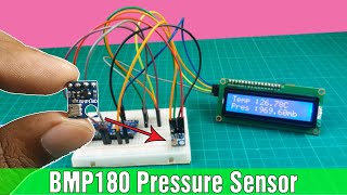 BMP180 pressure sensor Arduino tutorial  Step by step instructions Code amp Circuit diagram [upl. by Tonie]