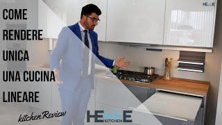 Come Arredare una Cucina Moderna Lineare Senza Rinunciare a Nulla  Kitchen Review [upl. by Lenee]