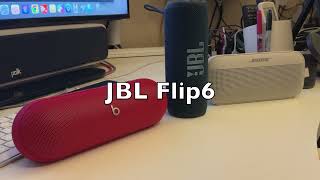 Beats Pill VS JBL Flip6 VS Bose Soundlink Flex [upl. by Atul877]