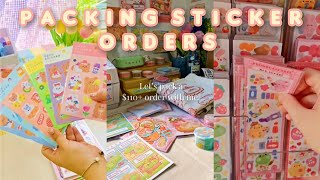 📦 Packaging Sticker Orders 💌  Tiktok compilation [upl. by Ahsenod]