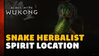 Black Myth Wukong  Snake Herbalist Spirit Location [upl. by Ahsetel162]