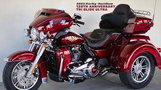 Complete Package for Touring  2023 HarleyDavidson 120th Anniversary Tri Glide Ultra [upl. by Norac]