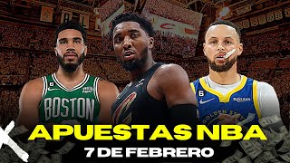 PRONÓSTICO Y APUESTAS NBA 7 DE FEBRERO  PARLAY GRATIS NBA 🏀🔥 [upl. by Khalid]