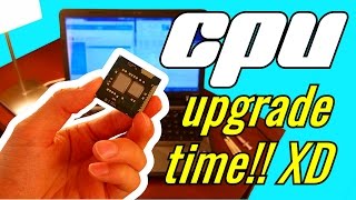 How to Upgrade a Laptop CPU  Processor XD [upl. by Ameen]