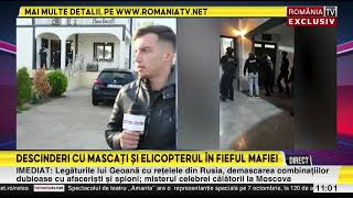 Descinderi cu mascati si elicopter Polițiștii au găsit armament săbii și topoare [upl. by Cirde]