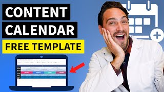 How to make a social media content calendar in Google Sheets FREE TEMPLATE [upl. by Nivej]