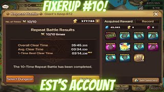 Fixing Ests Account summoners war Fixer Up 10 [upl. by Kristina]