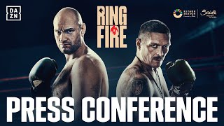 TYSON FURY VS OLEKSANDR USYK PRESS CONFERENCE LIVESTREAM RIYADH SEASON [upl. by Sinai]