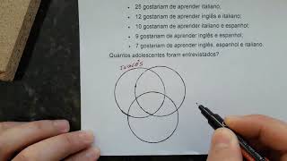 Diagrama de Venn Exercícios [upl. by Gusella]