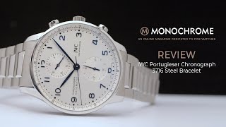 REVIEW The IWC Portugieser Chronograph 3716 Now on Steel Bracelet [upl. by Peatroy]