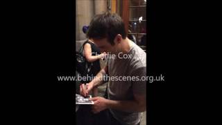 Charlie Cox signing autograph in New York City May 2016 [upl. by Harvard]