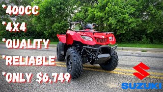 2022 Suzuki King Quad 400 ASi  Full Walk Around [upl. by Yoo]