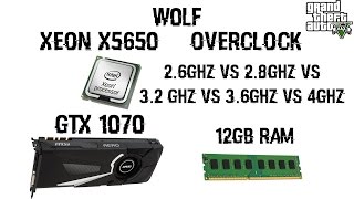 XEON x5650 26GHZ VS 28GHZ VS 32GHZ VS 36GHZ VS 4 GHZGTX 1070 8GB12GB RAM [upl. by Toh]