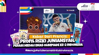 Kabar dari Prancis Profil Rizki Juniansyah Peraih Medali Emas Olimpiade ke2 Indonesia [upl. by Dorsy]