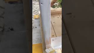 Glidden gripper primer and sealer of a farm house end table [upl. by Andrade]