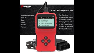 Operation Demonstration for V309 Car Diagnostic Tool amp Scanner [upl. by Rem]