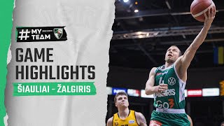 Siauliai  Zalgiris  Game Highlights  20230116 [upl. by Notyap]