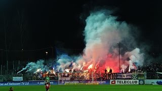 FC Aarau 03 FC Luzern 29112014 Choreos amp Pyro [upl. by Francene100]