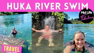 Huka River Swim  Taupo Things To Do  Otumuheke Stream Spa Park [upl. by Anirrak]