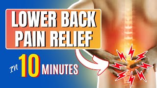 Lower Back Pain Relief in 10 minutes Quick Fix For Low Back Pain Hindi [upl. by Adnalra]