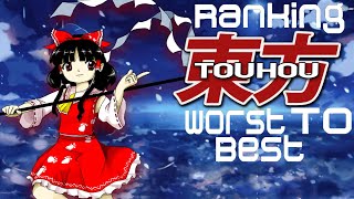 Ranking EVERY Mainline Touhou Project Game WORST To BEST Top 18 Touhou Games [upl. by Hewie]