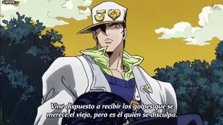 Jotaro vs Josuke Sub Español HD [upl. by Klatt]