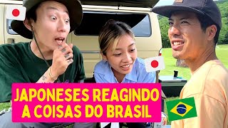 Japoneses reagindo a coisas do Brasil [upl. by Niuqaoj]