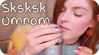 ASMR SkSkSk Omnom Blue Yeti Rim Tapping Shooting Star Windguard Stroking 😴 [upl. by Pollux]