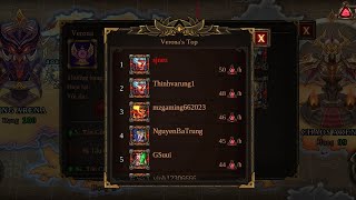 Epic Hero War đoạt top 1 arena [upl. by Ardrey]