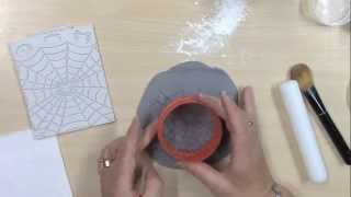 Spiders Web Halloween Cupcake Tutorial [upl. by Noma]