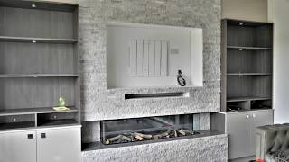 leconceptscom  recessed wall installation of Sony KD65A1 OLED TV [upl. by Mackoff]