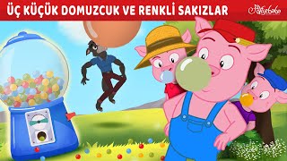 Üç Küçük Domuzcuk ve Renkli Sakızlar 🌈🐷  Adisebaba Masallar [upl. by Enileqcaj320]