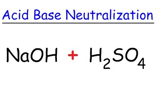 Sodium Hydroxide  Sulfuric Acid  Acid Base Neutralization Reaction [upl. by Ellehcar]